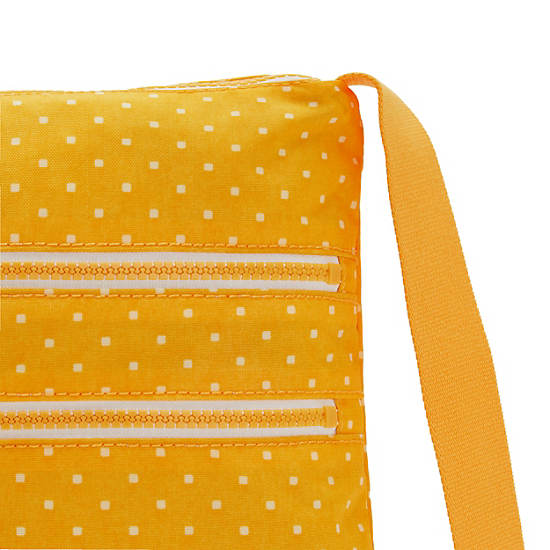 Sacs Crossbody Kipling Alvar Printed Jaune | FR 2143DF